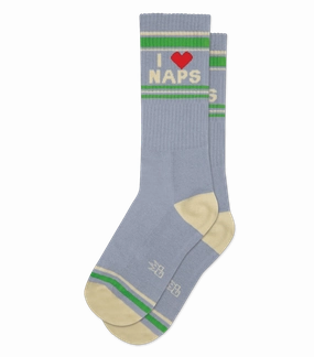 I ❤️ Naps - Gym Crew Socks