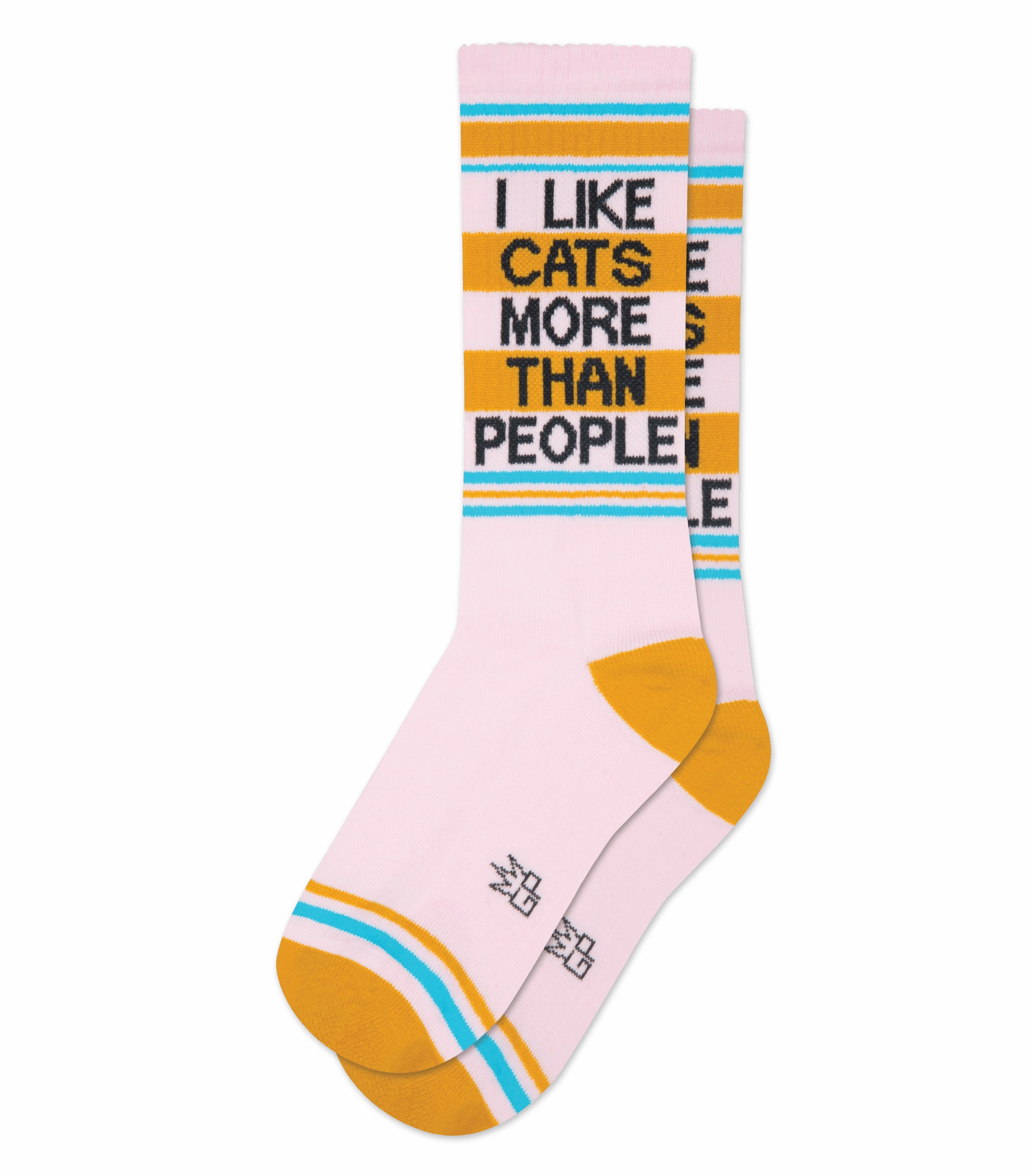 I Like Cats More Than People - Gym Crew Socks