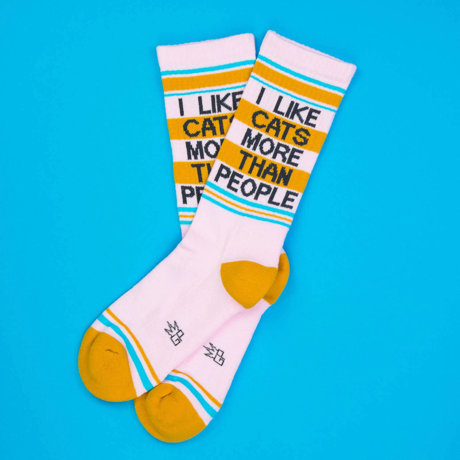 I Like Cats More Than People - Gym Crew Socks