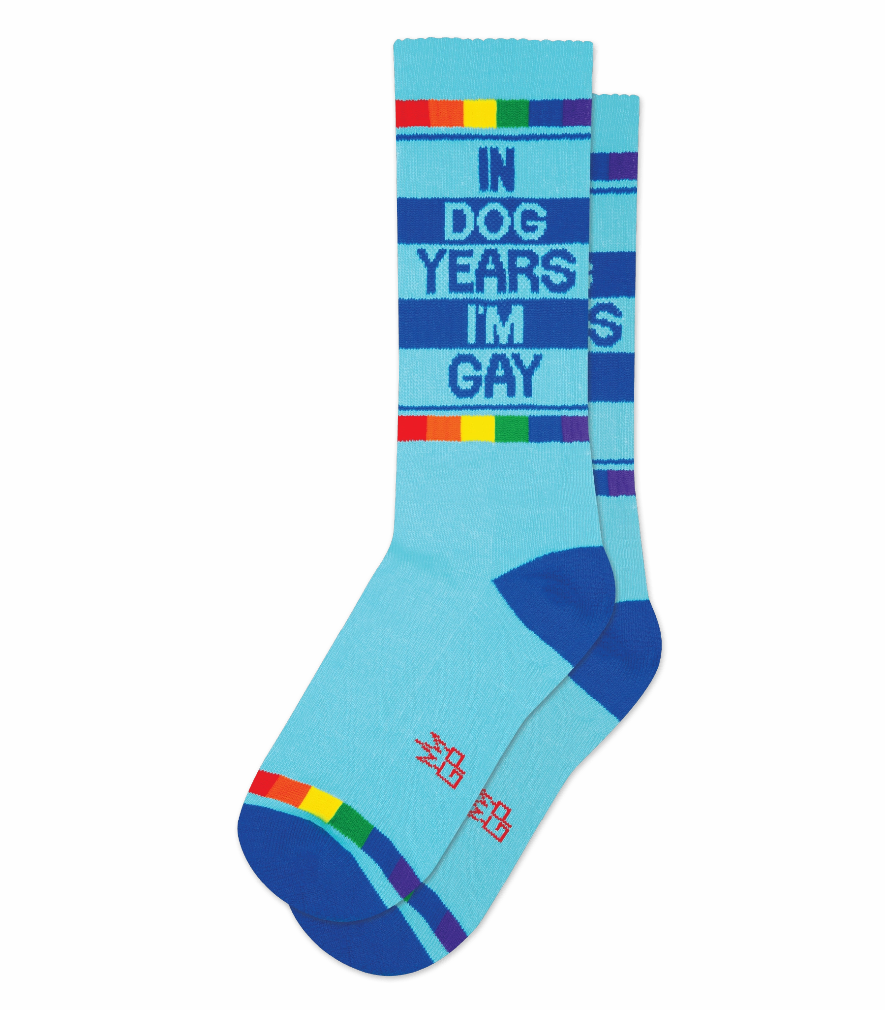 In Dog Years I'm Gay - Gym Crew Socks