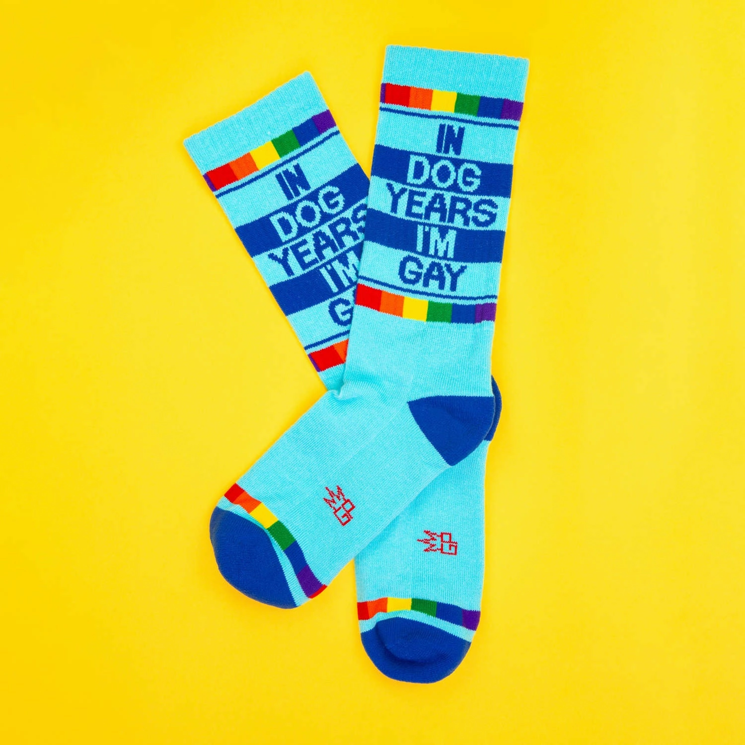 In Dog Years I'm Gay - Gym Crew Socks