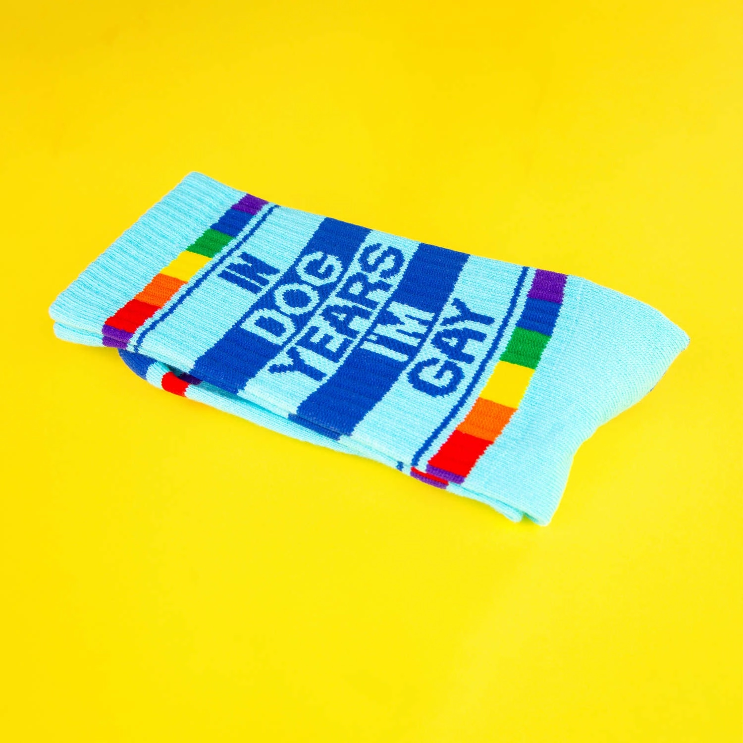 In Dog Years I'm Gay - Gym Crew Socks