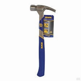 Irwin 22-oz Rip Claw hammer with One Piece Steel Construction, Anti-Slip Handle 1987828