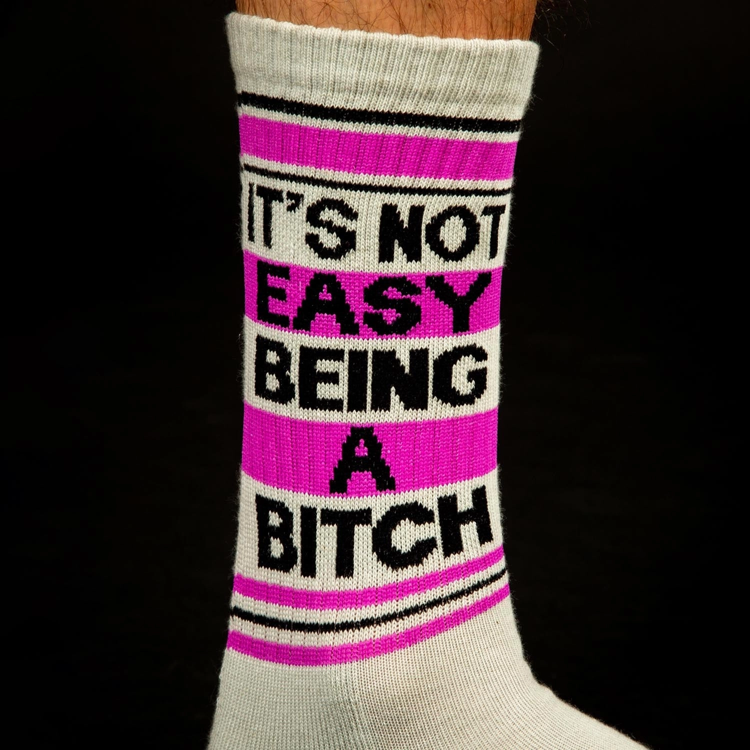 It's Not Easy Being a Bitch - Gym Crew Socks