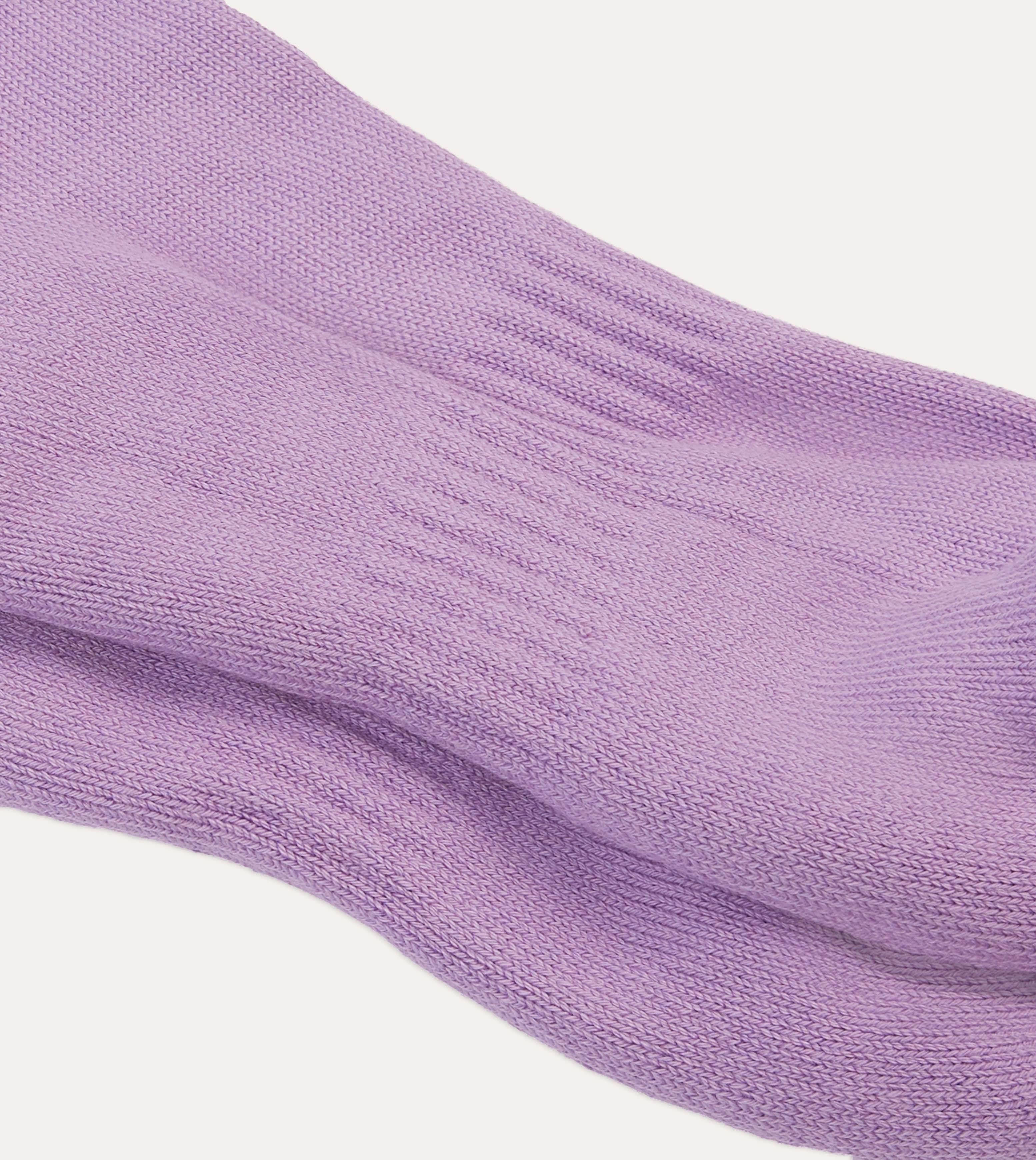 Lilac Cotton Sports Socks
