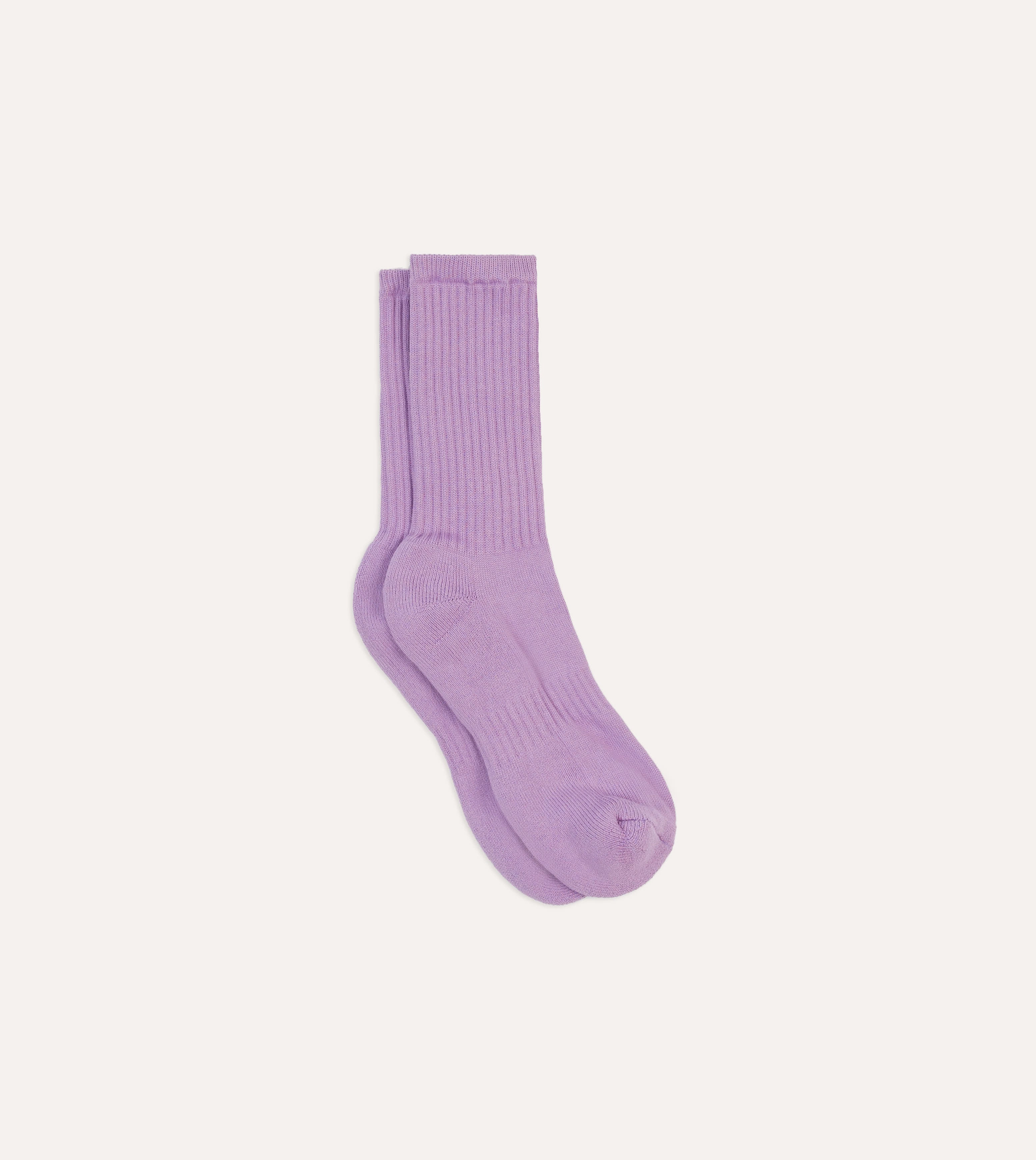 Lilac Cotton Sports Socks