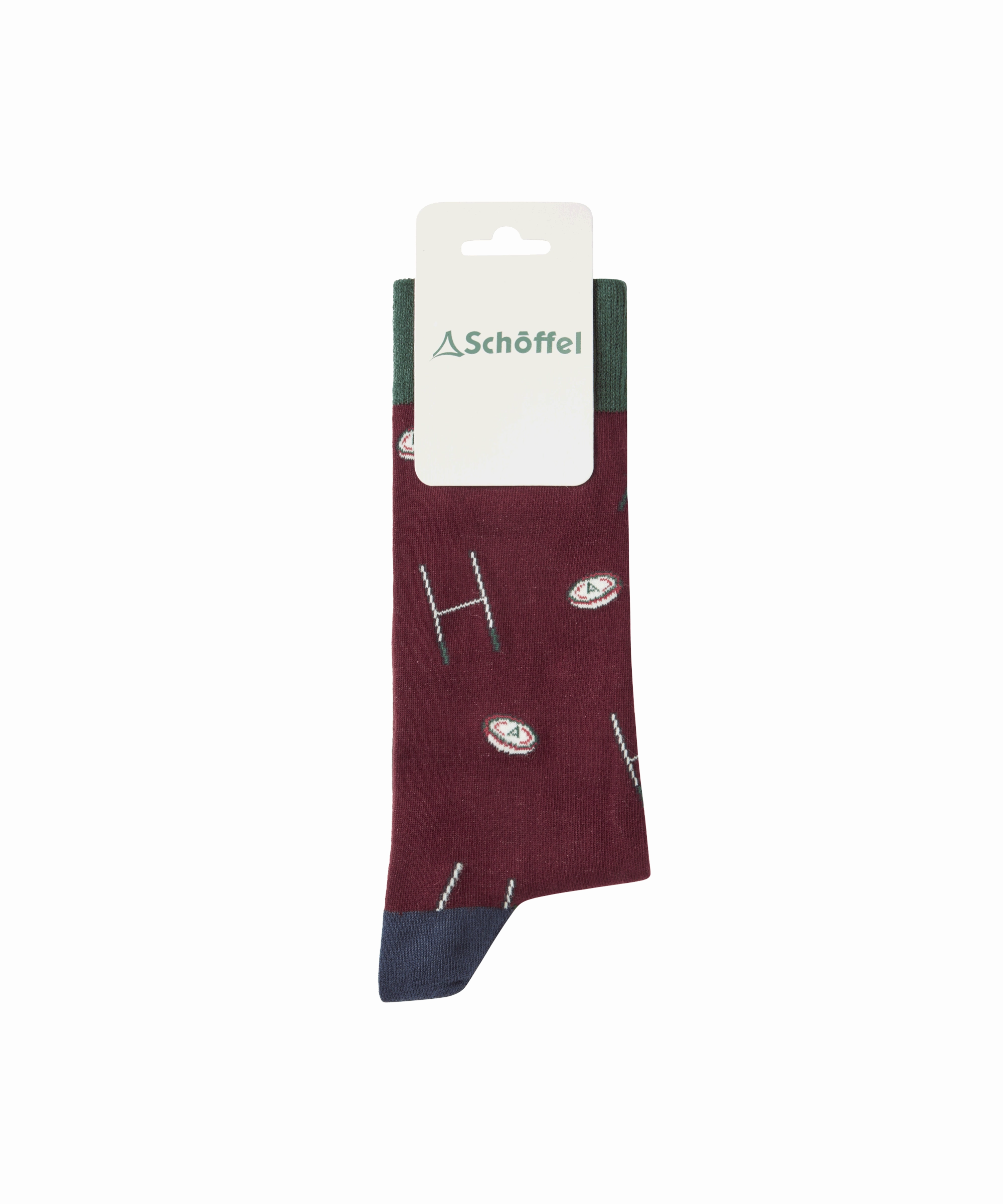 Men's Cotton Socks - Woodland Rugby