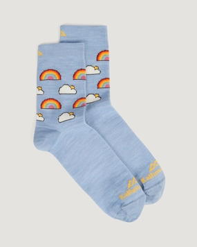 MerinoLINK Federate Socks - Ripple Rainbow Print