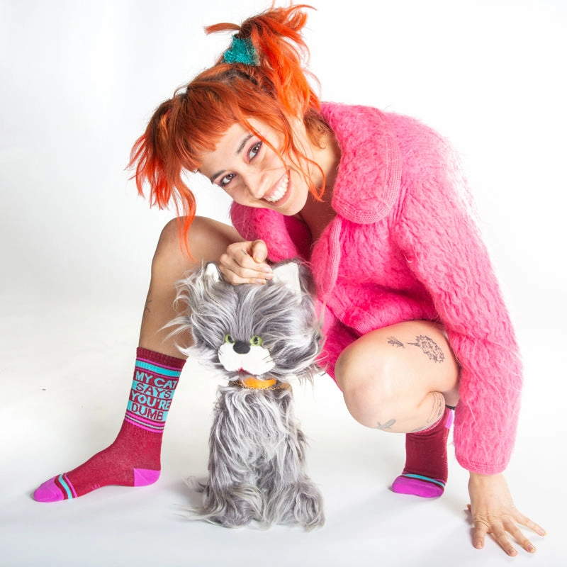 My Cat Says You're Dumb - Gym Crew Socks