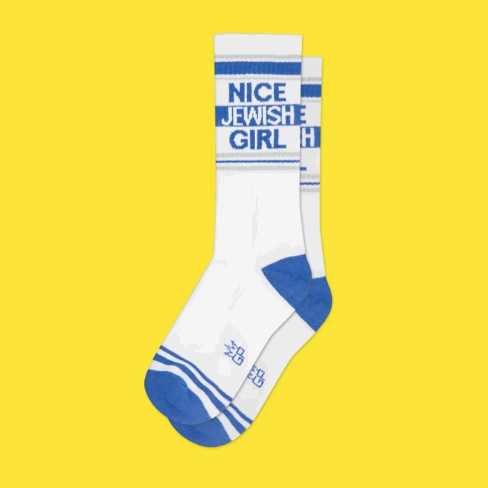 Nice Jewish Girl - Gym Crew Socks