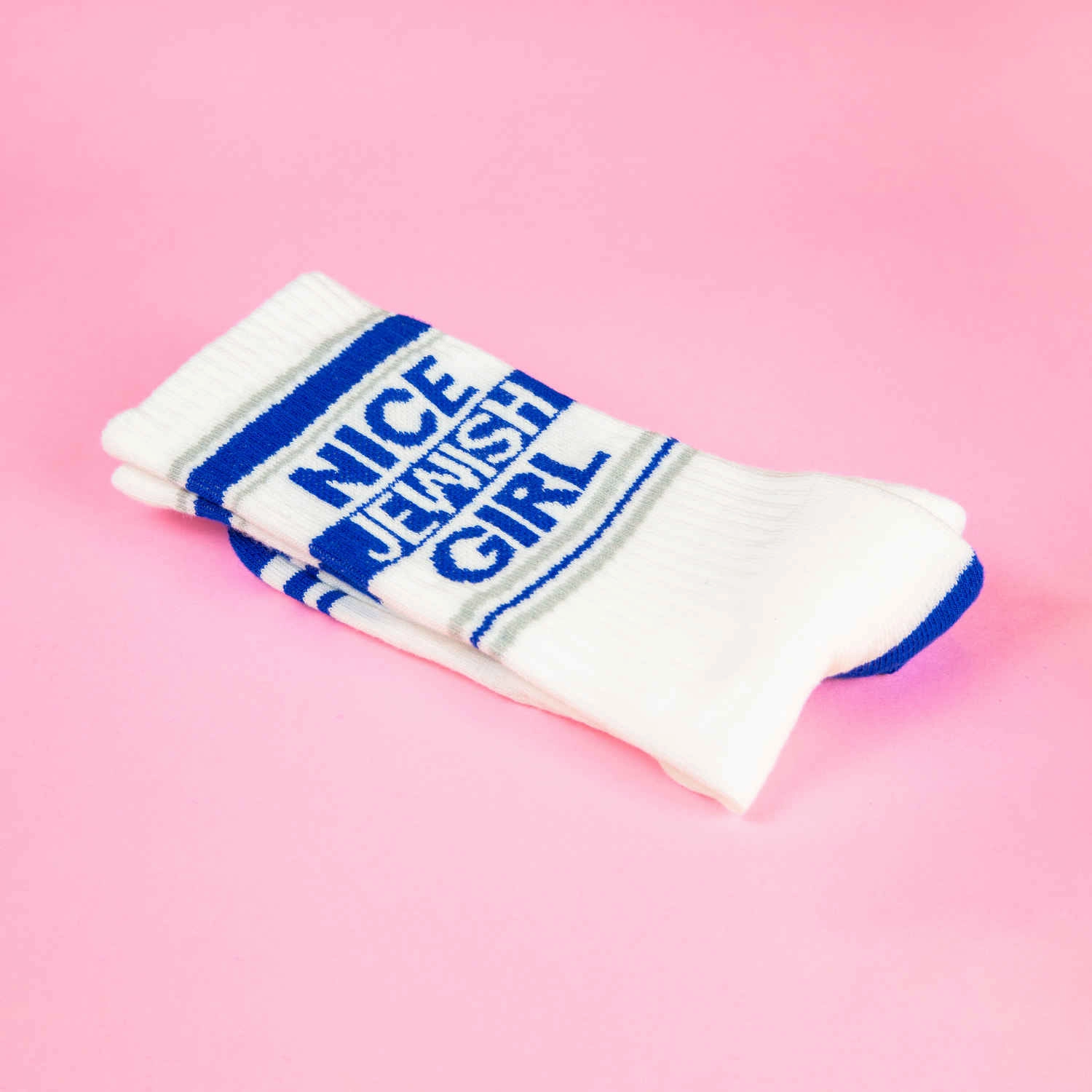Nice Jewish Girl - Gym Crew Socks