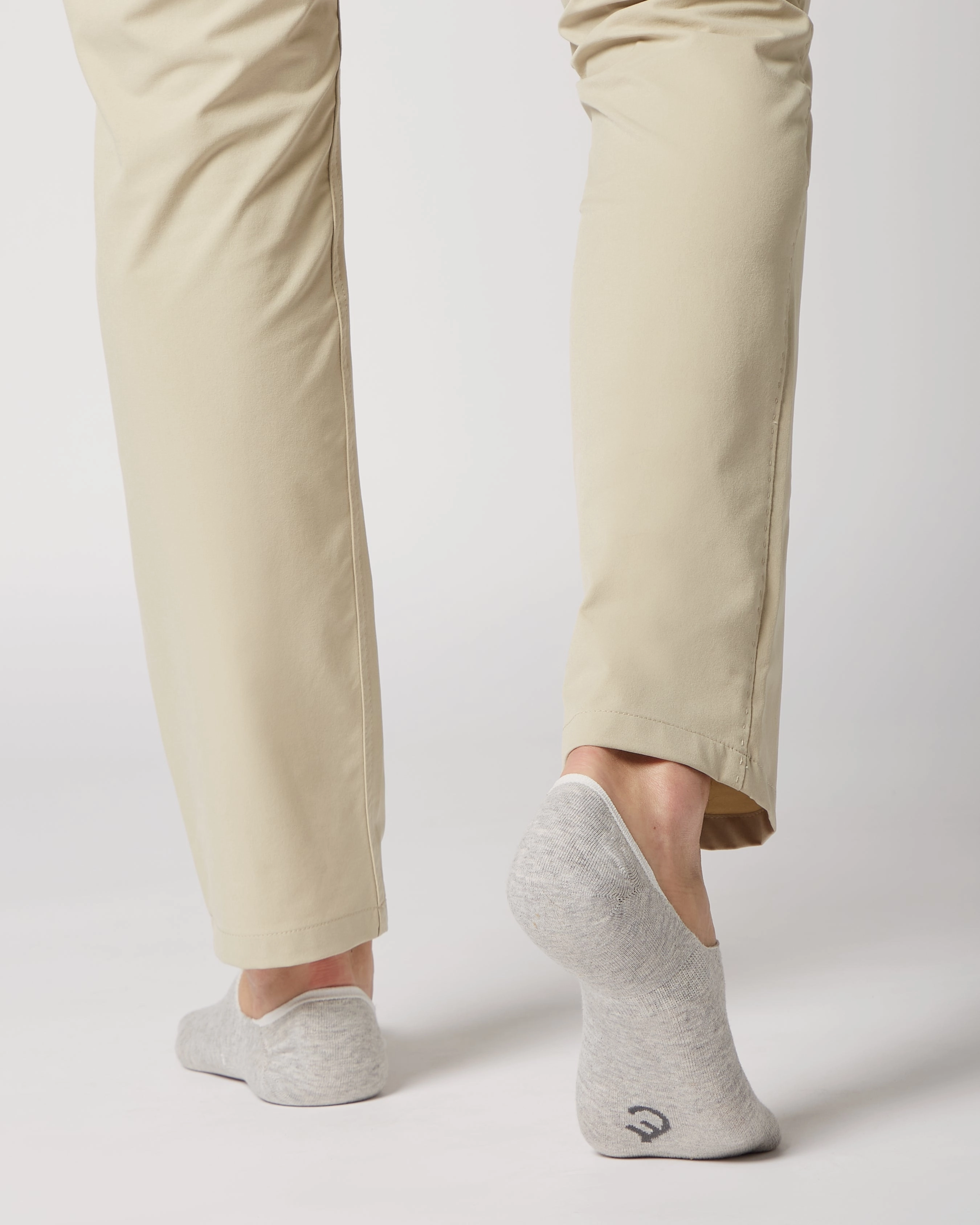 Odour repellent no-show socks grey