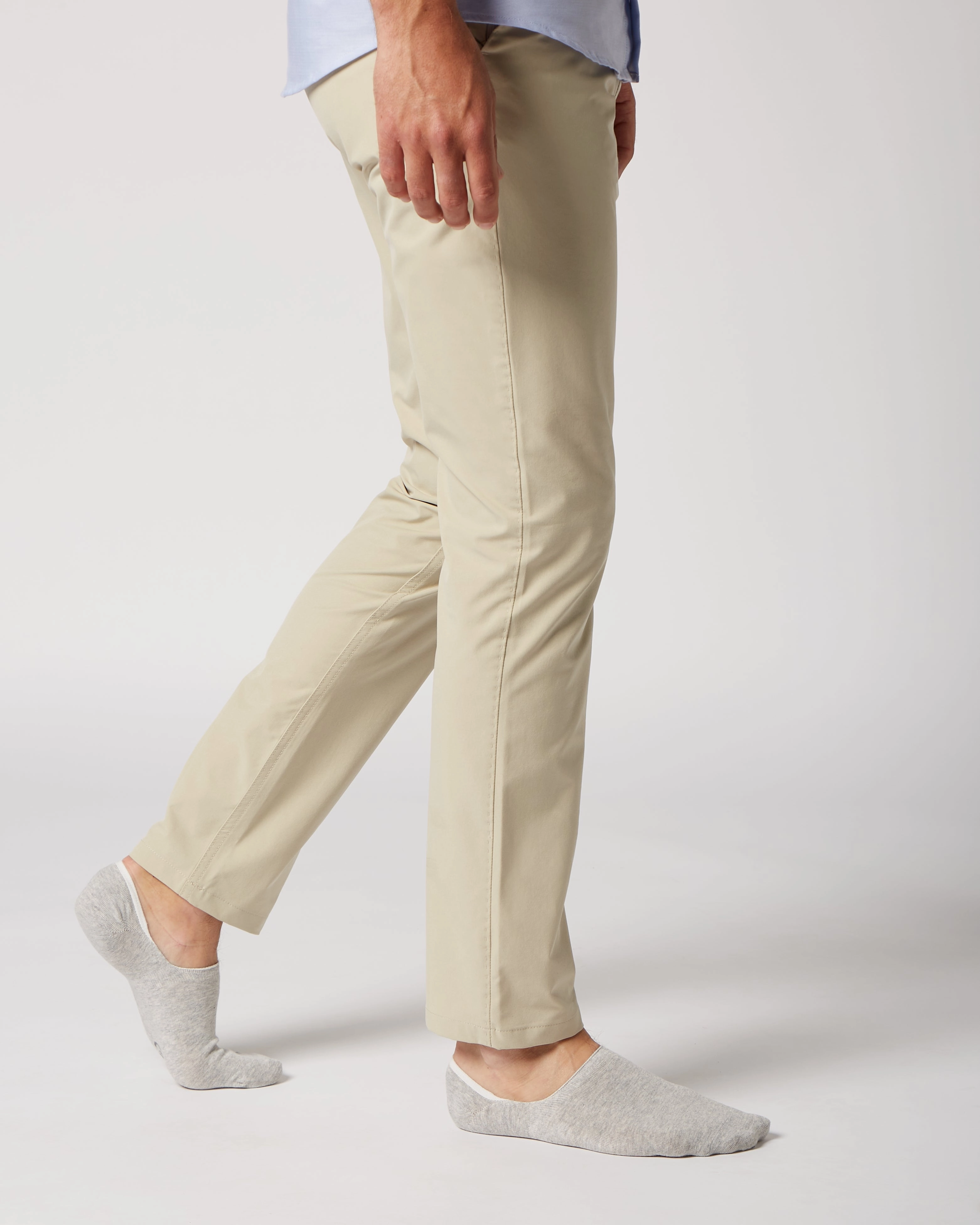 Odour repellent no-show socks grey