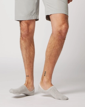 Odour repellent no-show socks grey
