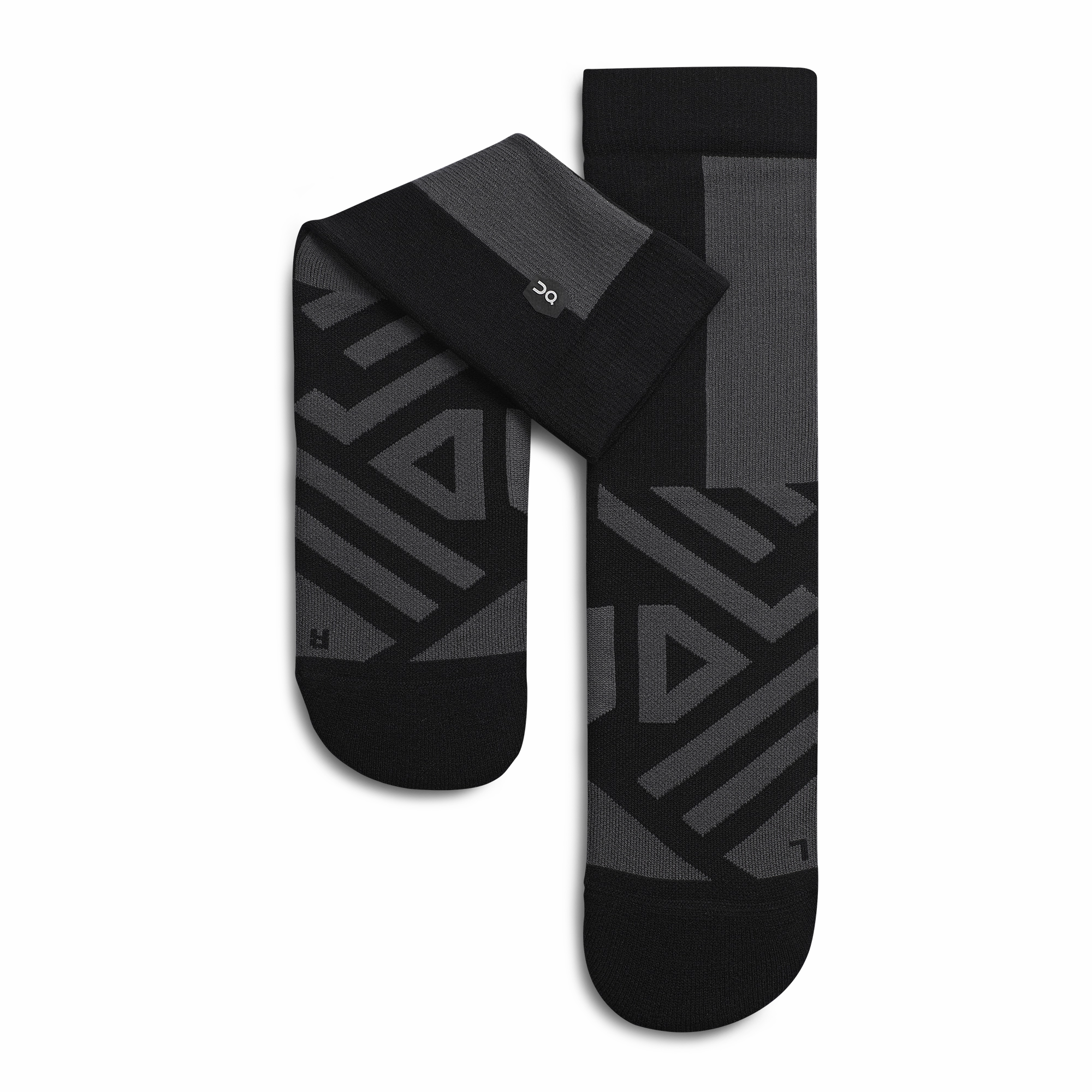 On Performance High Sock - Black / Shadow