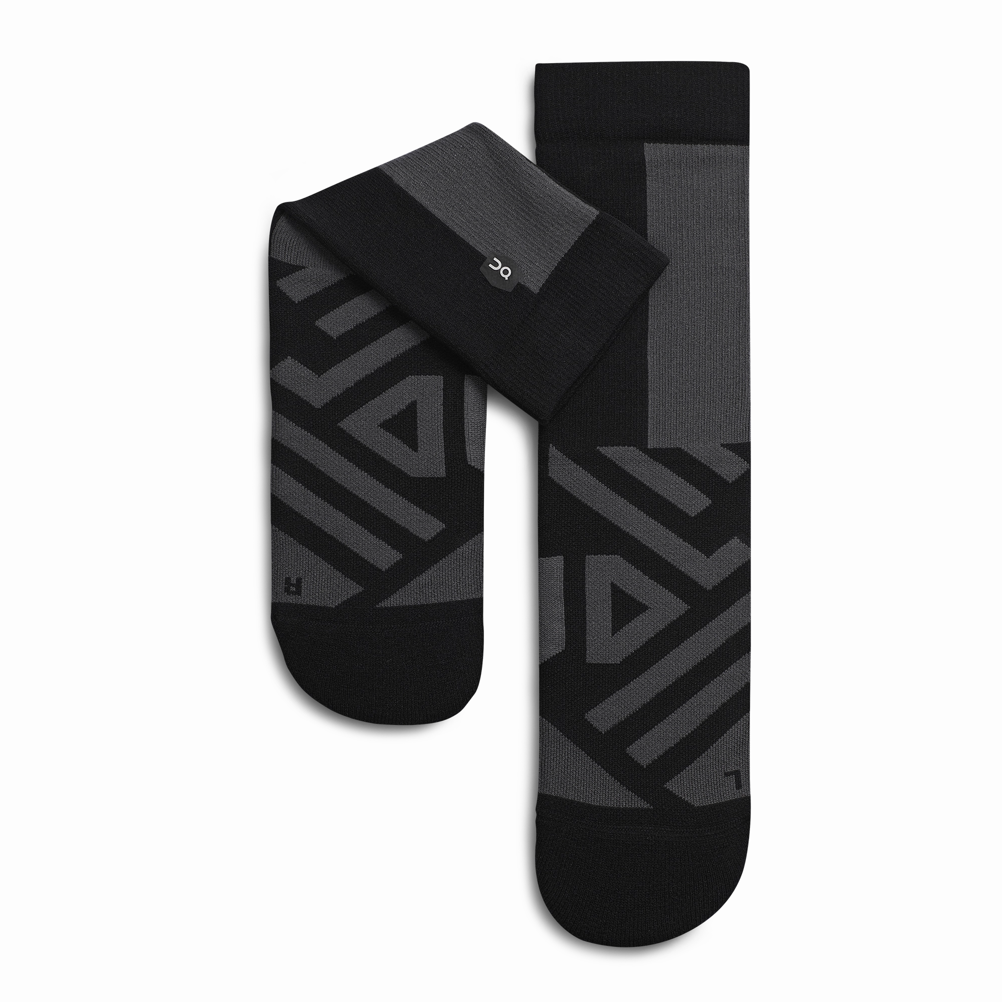 On Performance High Sock - Black / Shadow