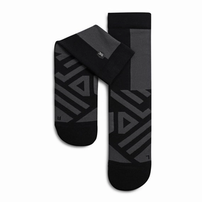 On Performance High Sock - Black / Shadow