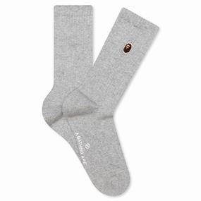 One Point Socks - Gray
