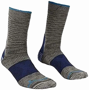 ORTOVOX Herren Alpinist M socken. Grau (Mid Grey Blend). 45-47