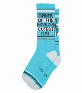 Owner of The World's Cutest Cat - Gym Crew Socks
