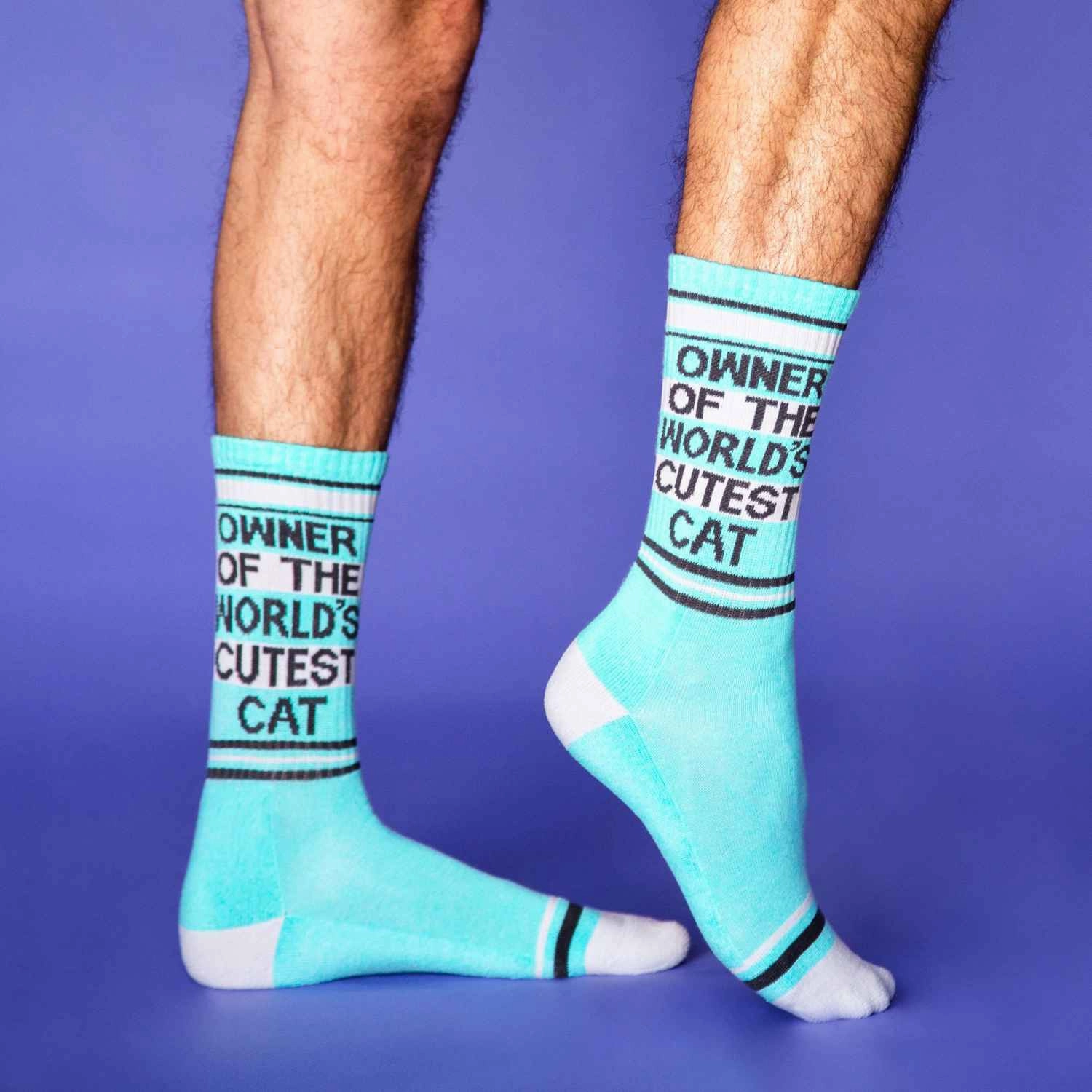 Owner of The World's Cutest Cat - Gym Crew Socks