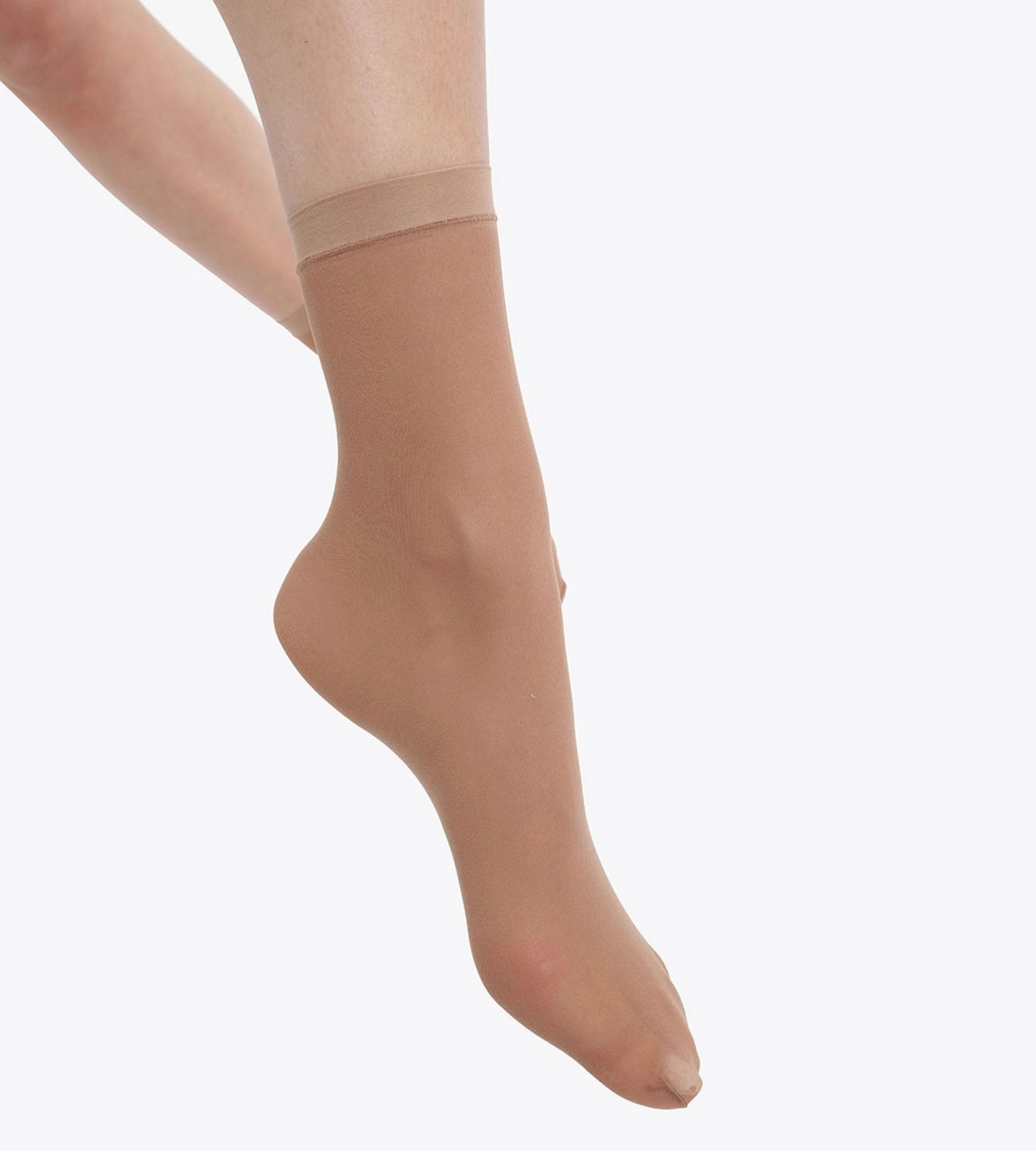 Pack of 4 EcoDIM semi-opaque suede socks 30D