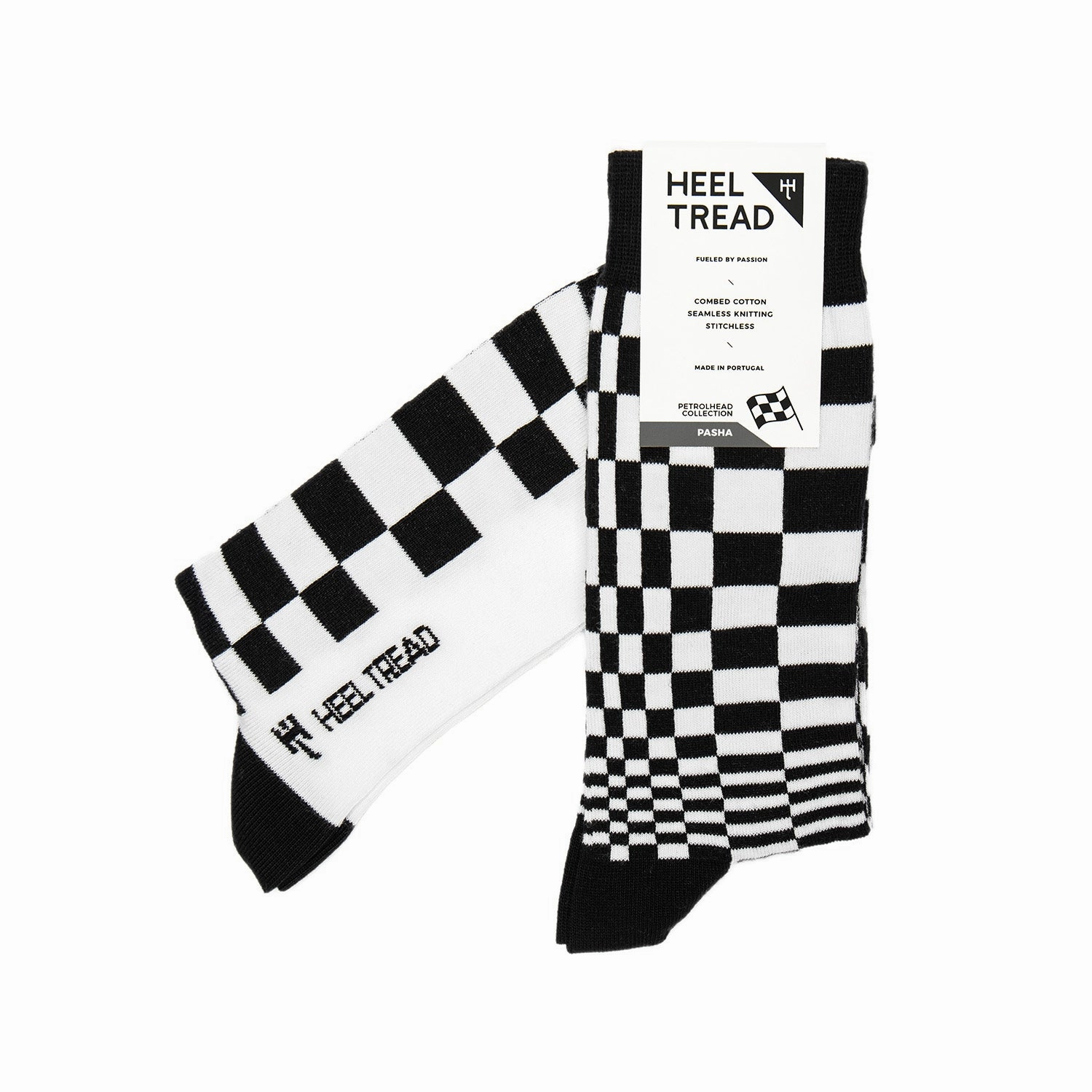 Pasha Black/White Socks