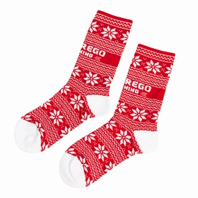 Premium Running Socks Snowflakes
