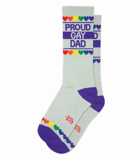 Proud Gay Dad - Gym Crew Socks