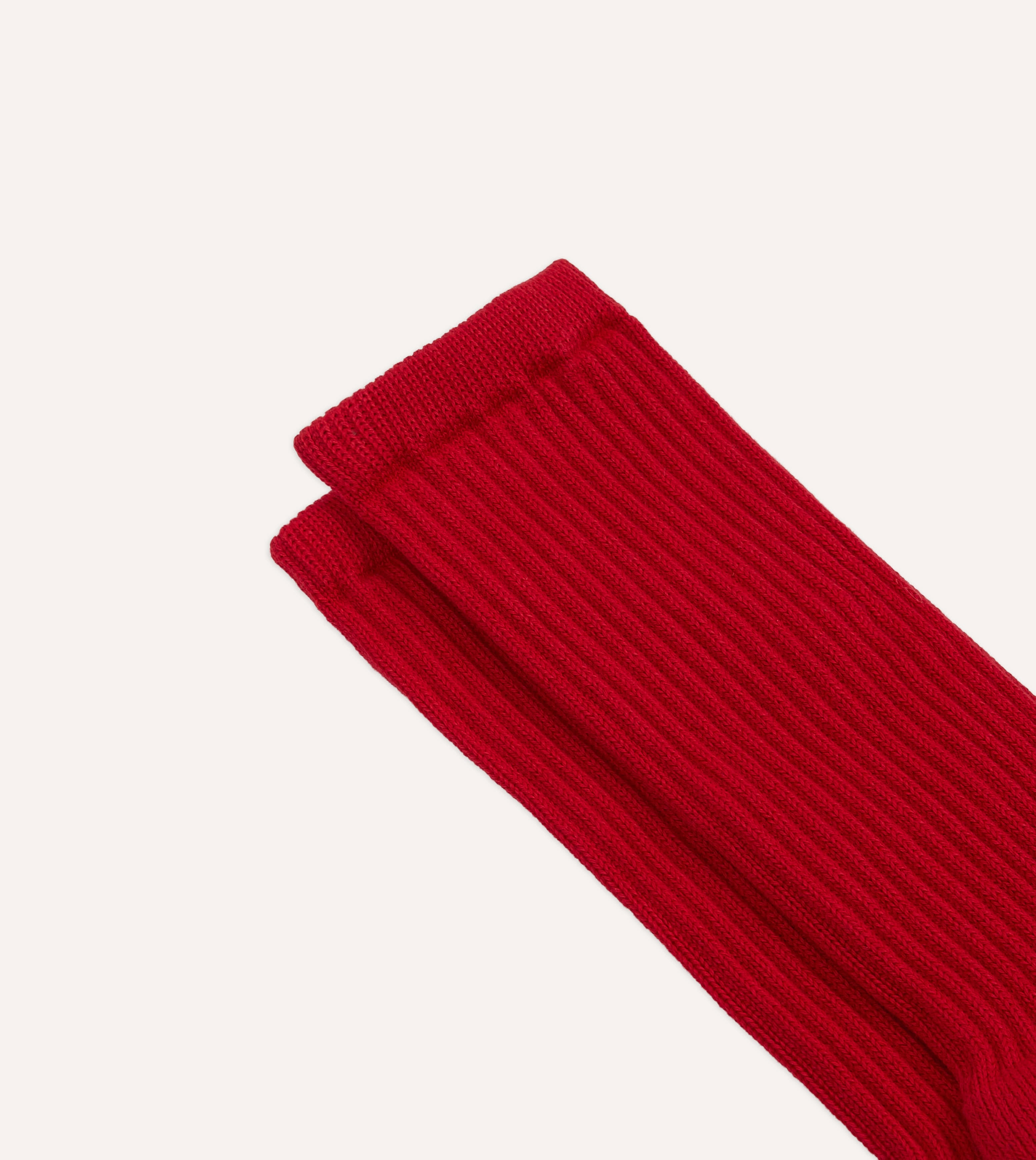 Red Cotton Sports Socks