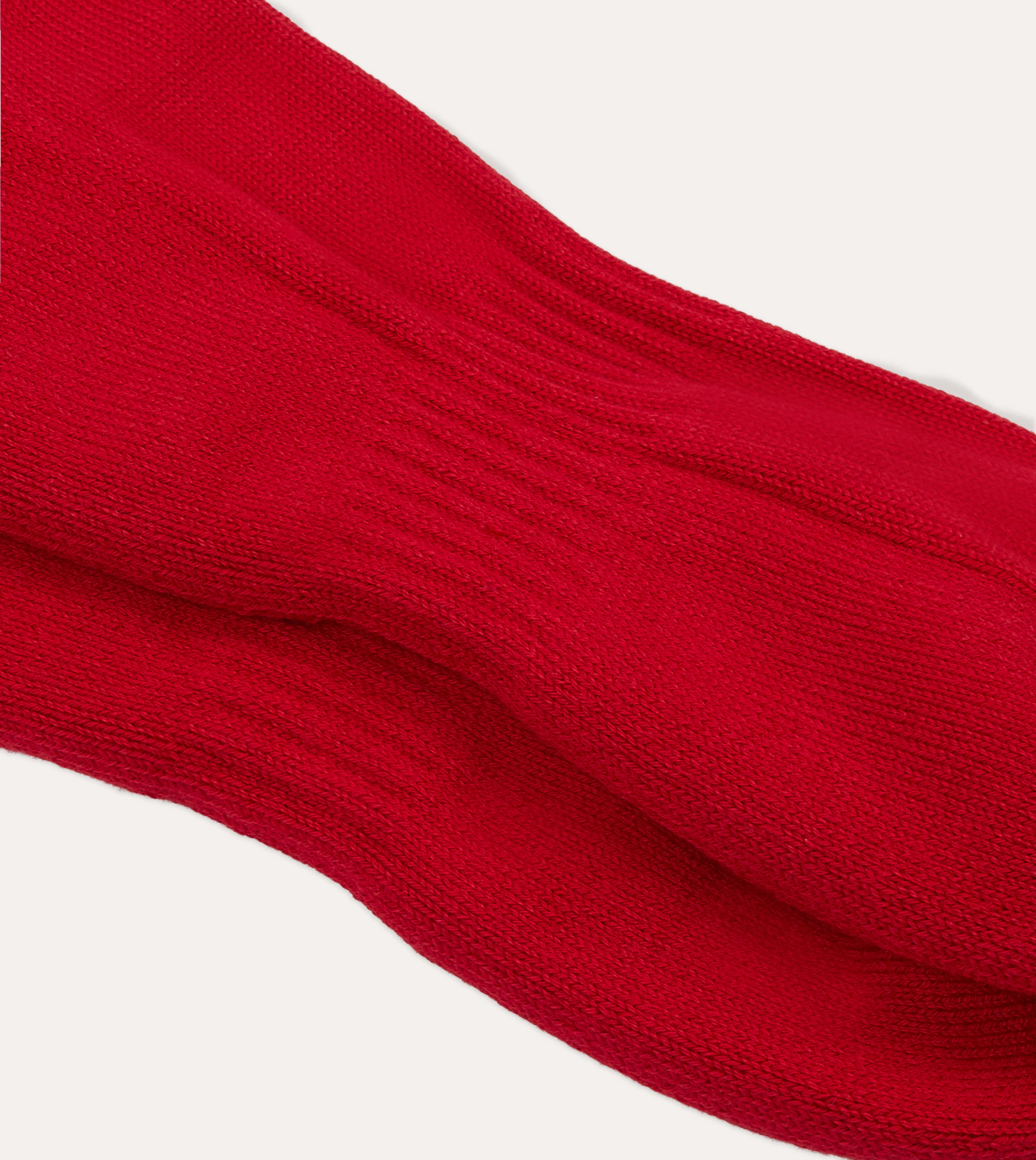 Red Cotton Sports Socks
