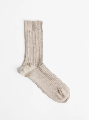 Rib Overankle Socks Haptic