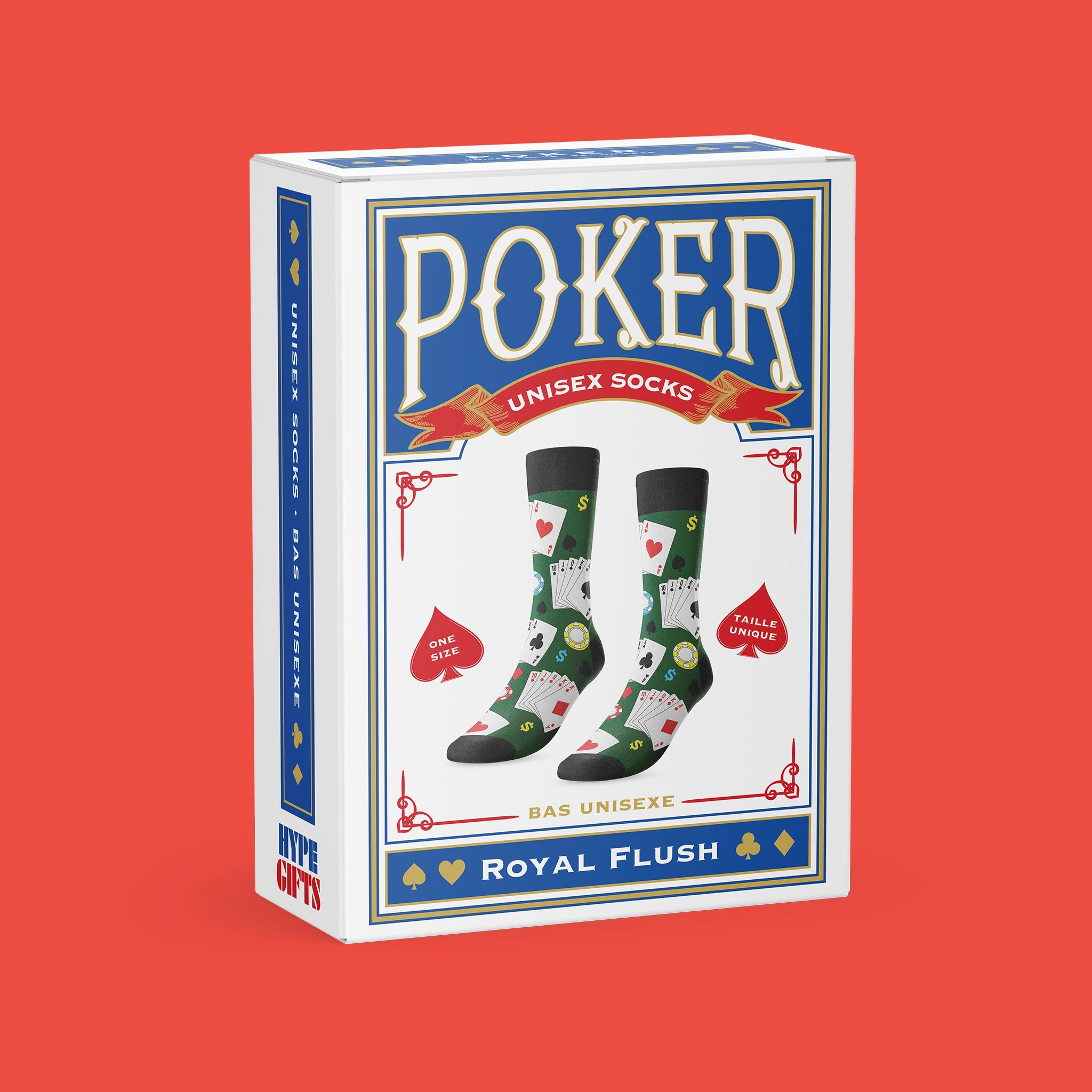 Royal Flush Poker Socks