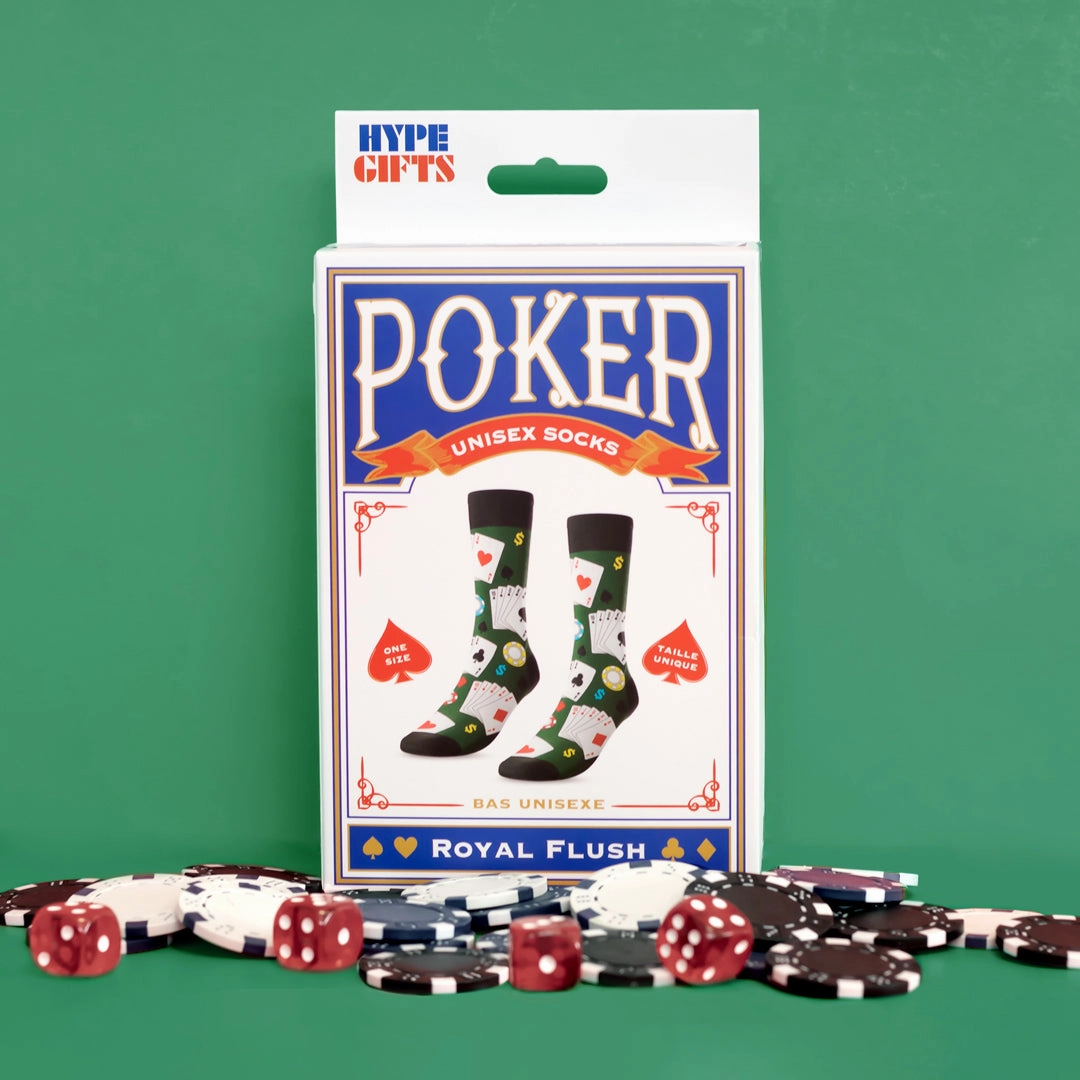 Royal Flush Poker Socks