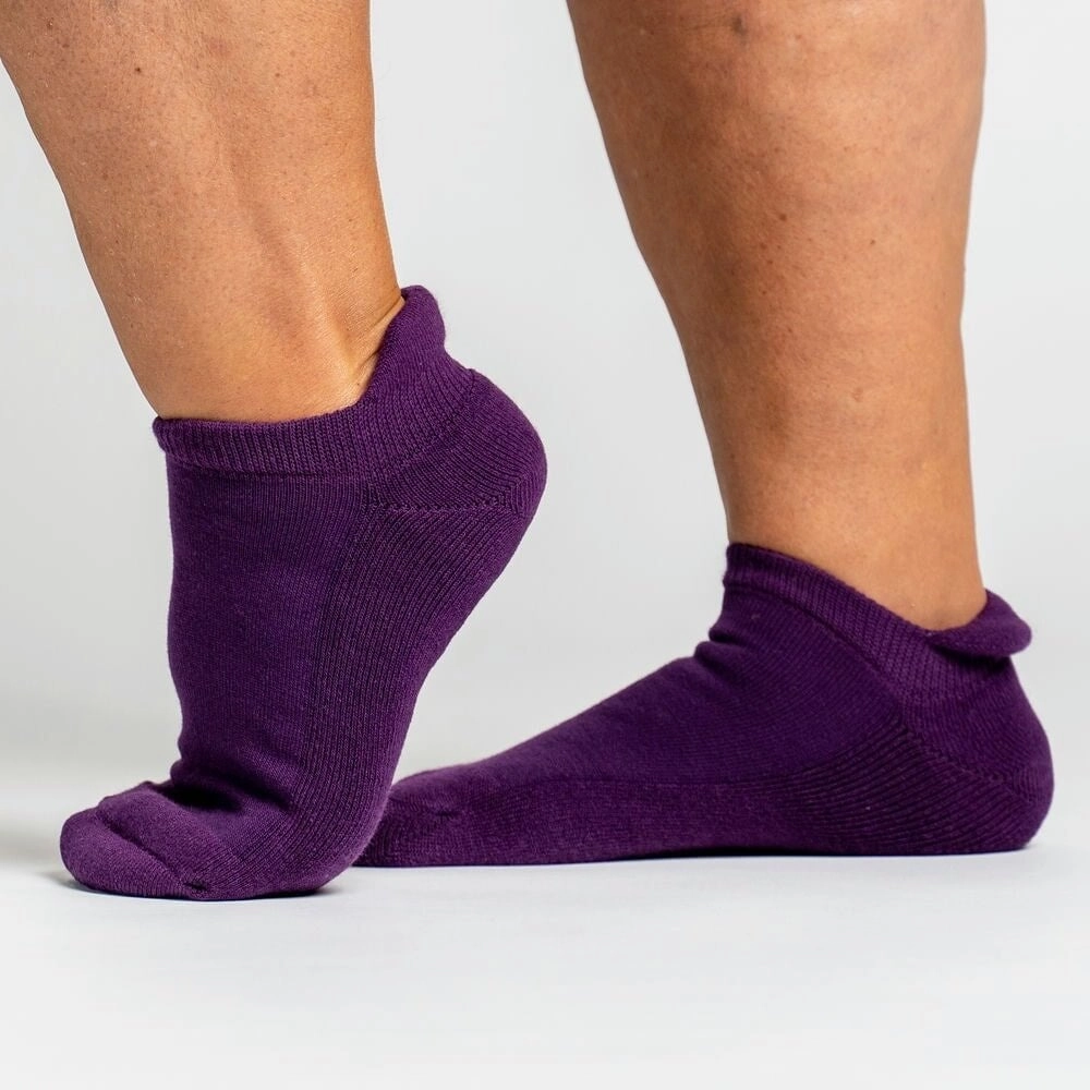 Royal Purple Ankle Socks