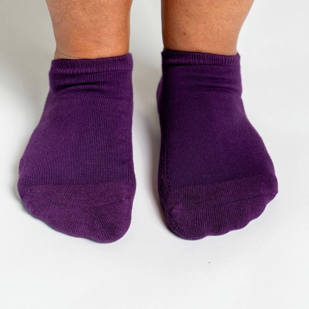Royal Purple Ankle Socks
