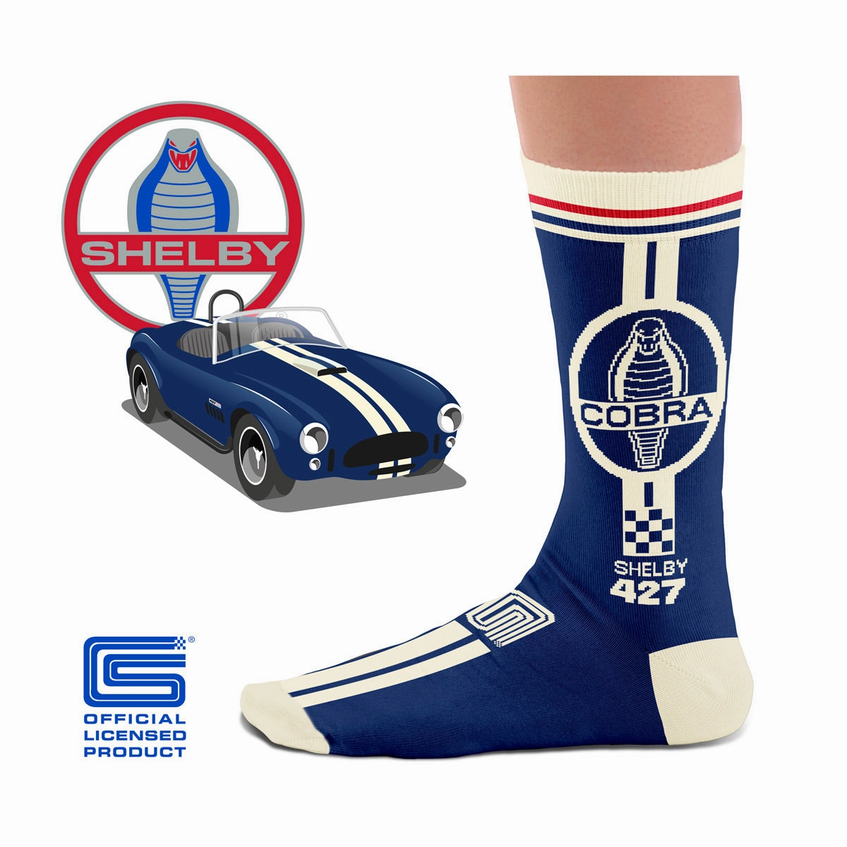 Shelby Cobra 427 Socks