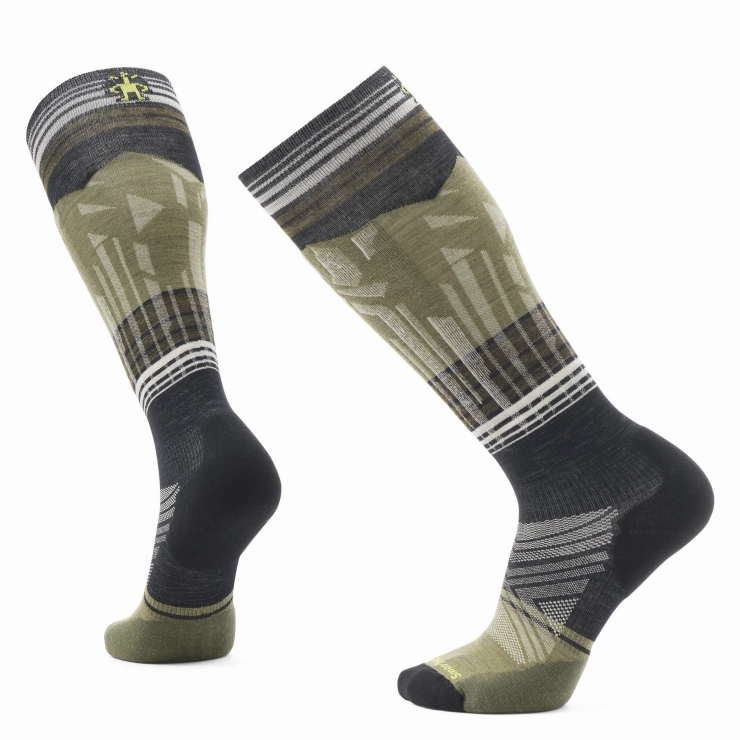 Smartwool Ski Targeted Cushion Summit Shot Over The Calf Socks