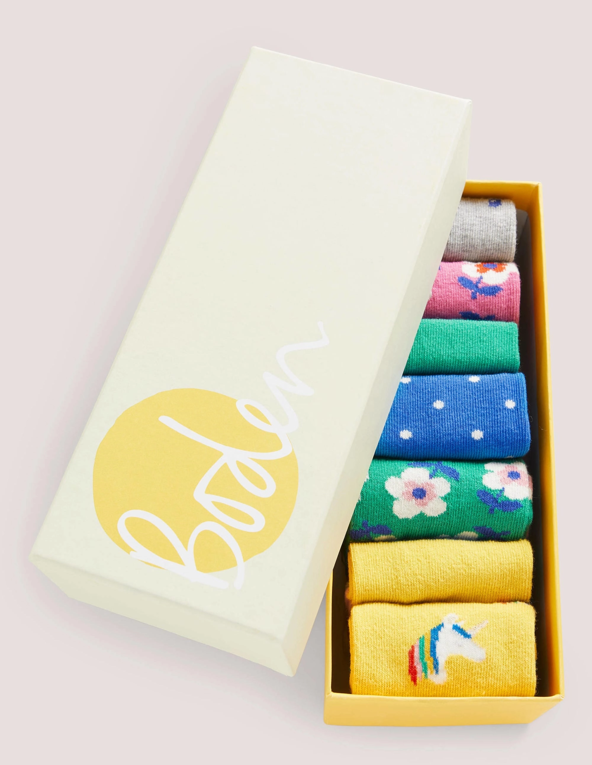 Socks 7 Pack-Unicorn