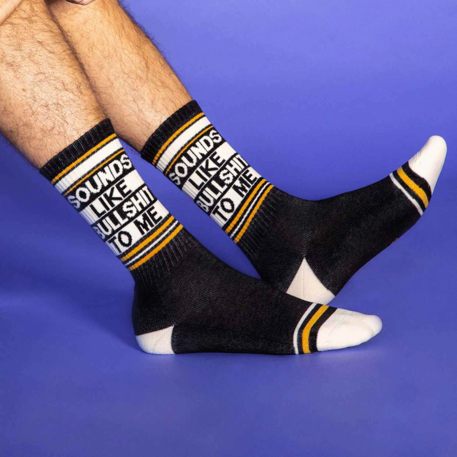 Sounds Like Bullshit to Me - Gym Crew Socks