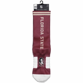 Strideline Florida State Design Premium Sublimated Sock - Garnet/White
