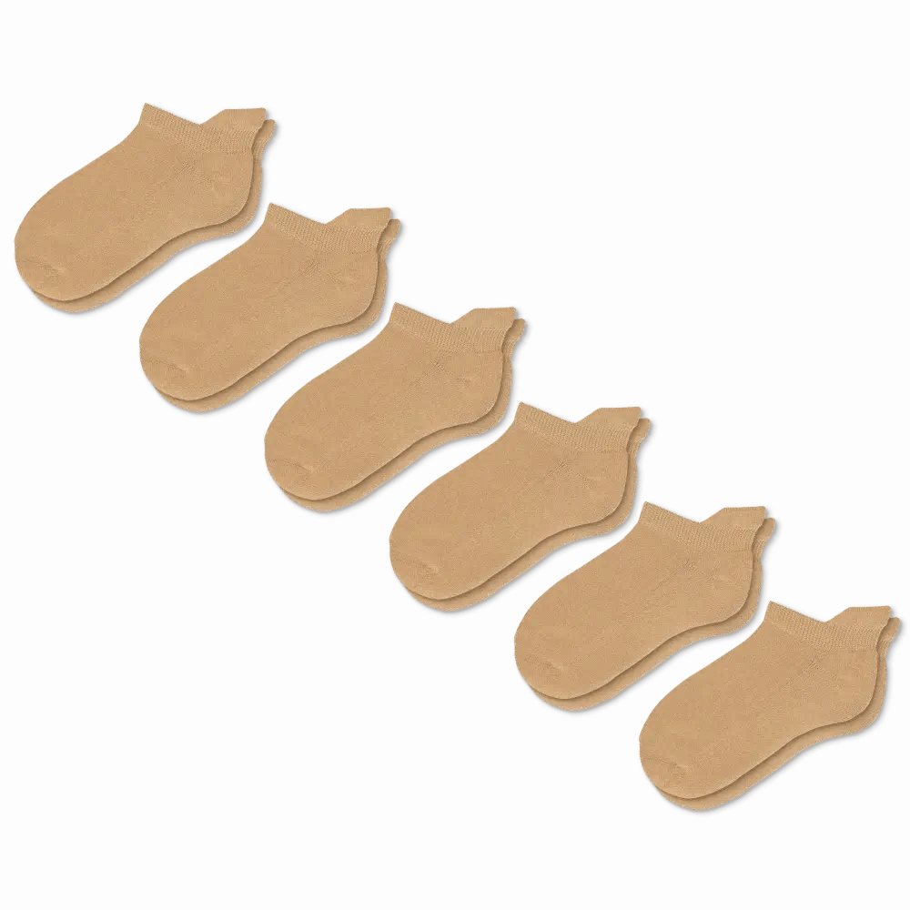 Tan Ankle Socks