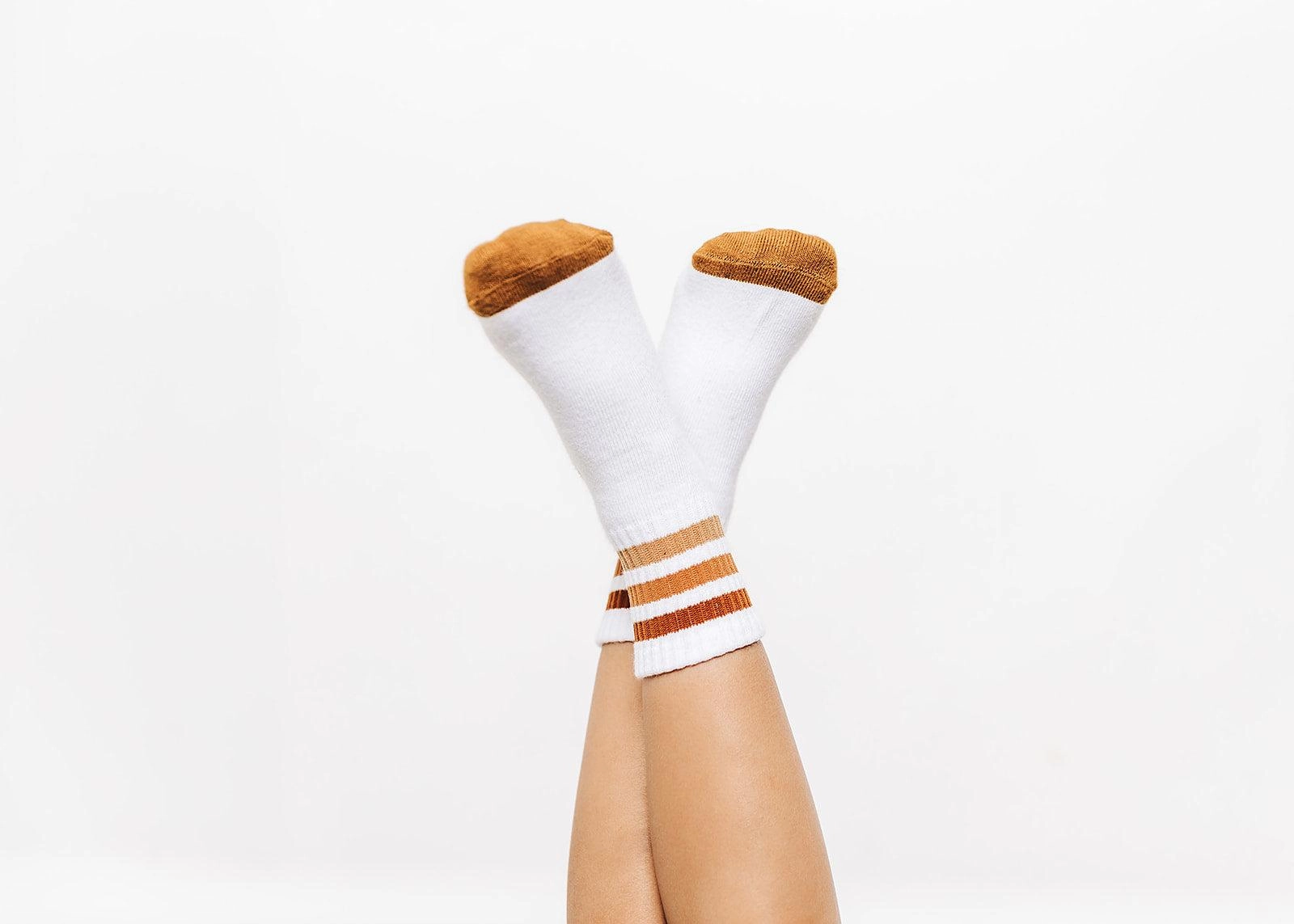 Tan Stripe Socks