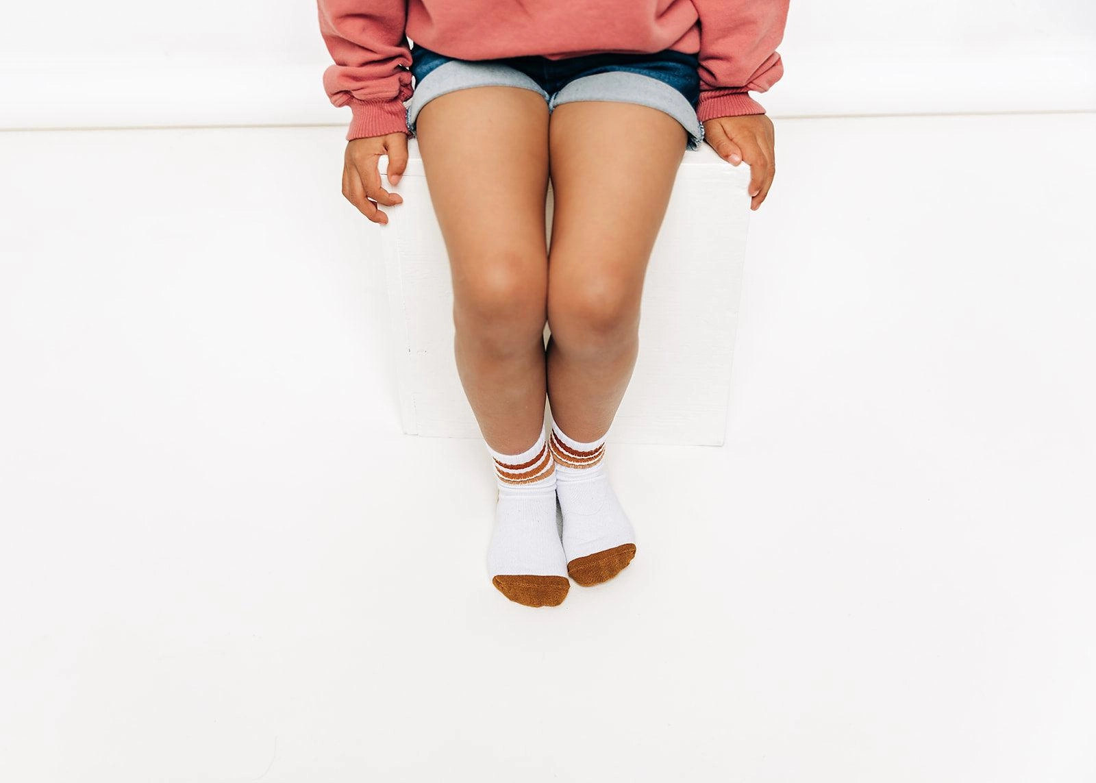 Tan Stripe Socks