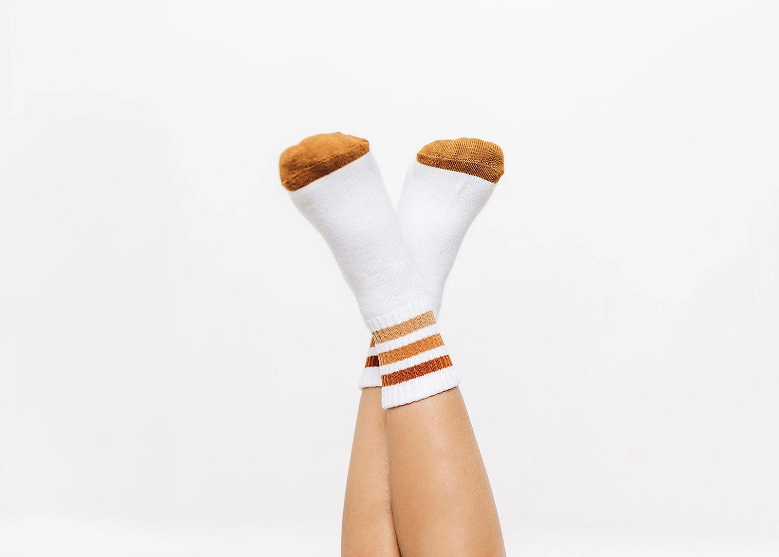 Tan Stripe Socks