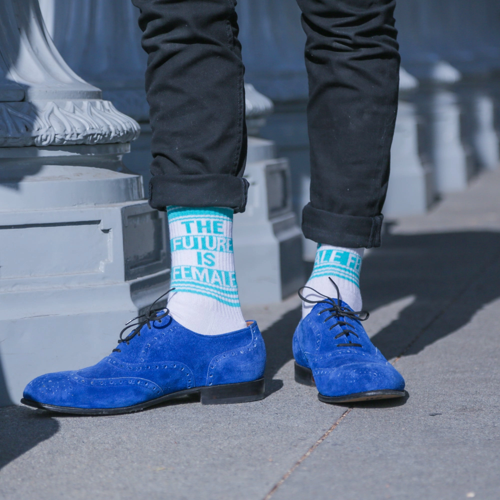 The Future Is Female - Gym Crew Socks
