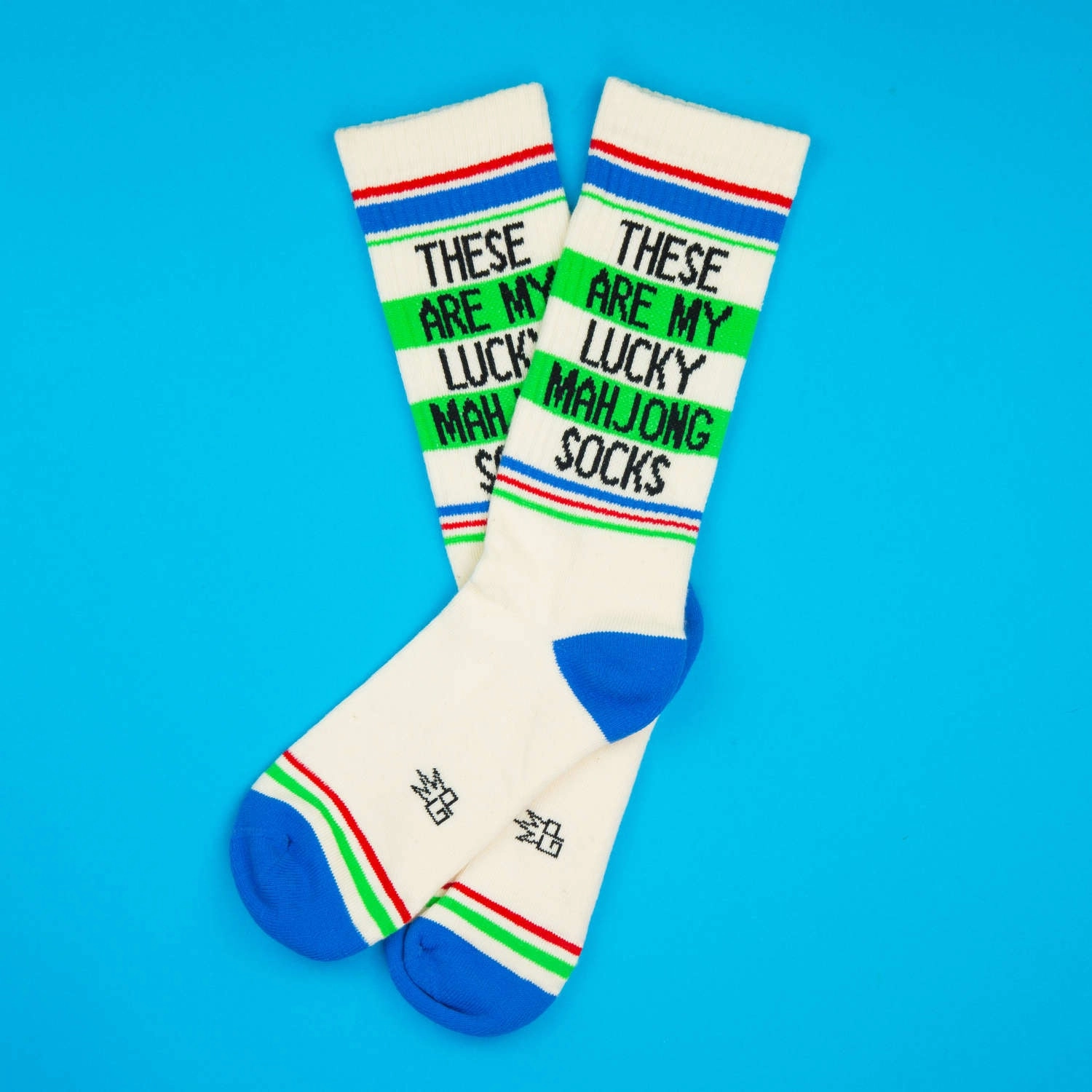 These Are My Lucky Mahjong Socks - Gym Crew Socks
