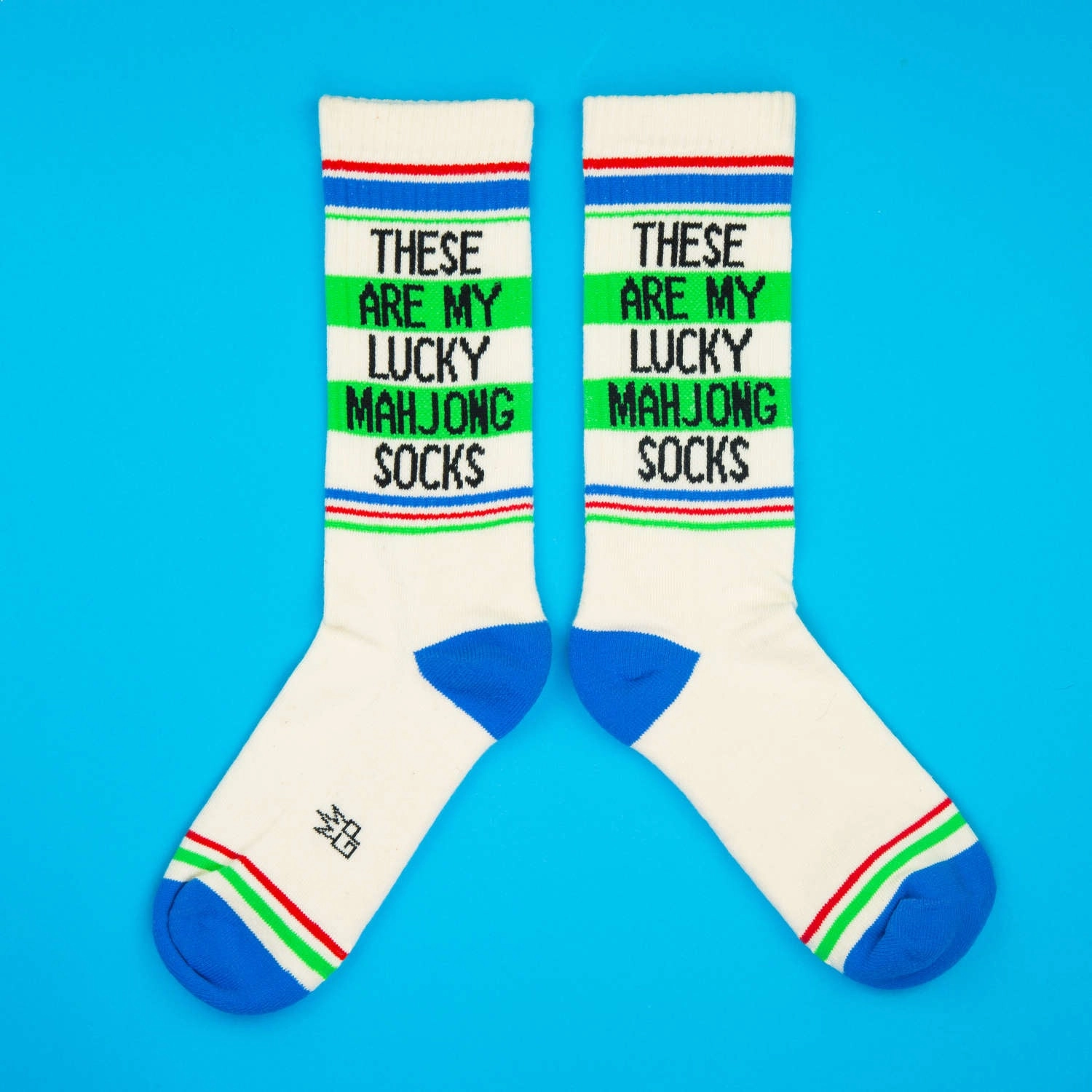 These Are My Lucky Mahjong Socks - Gym Crew Socks