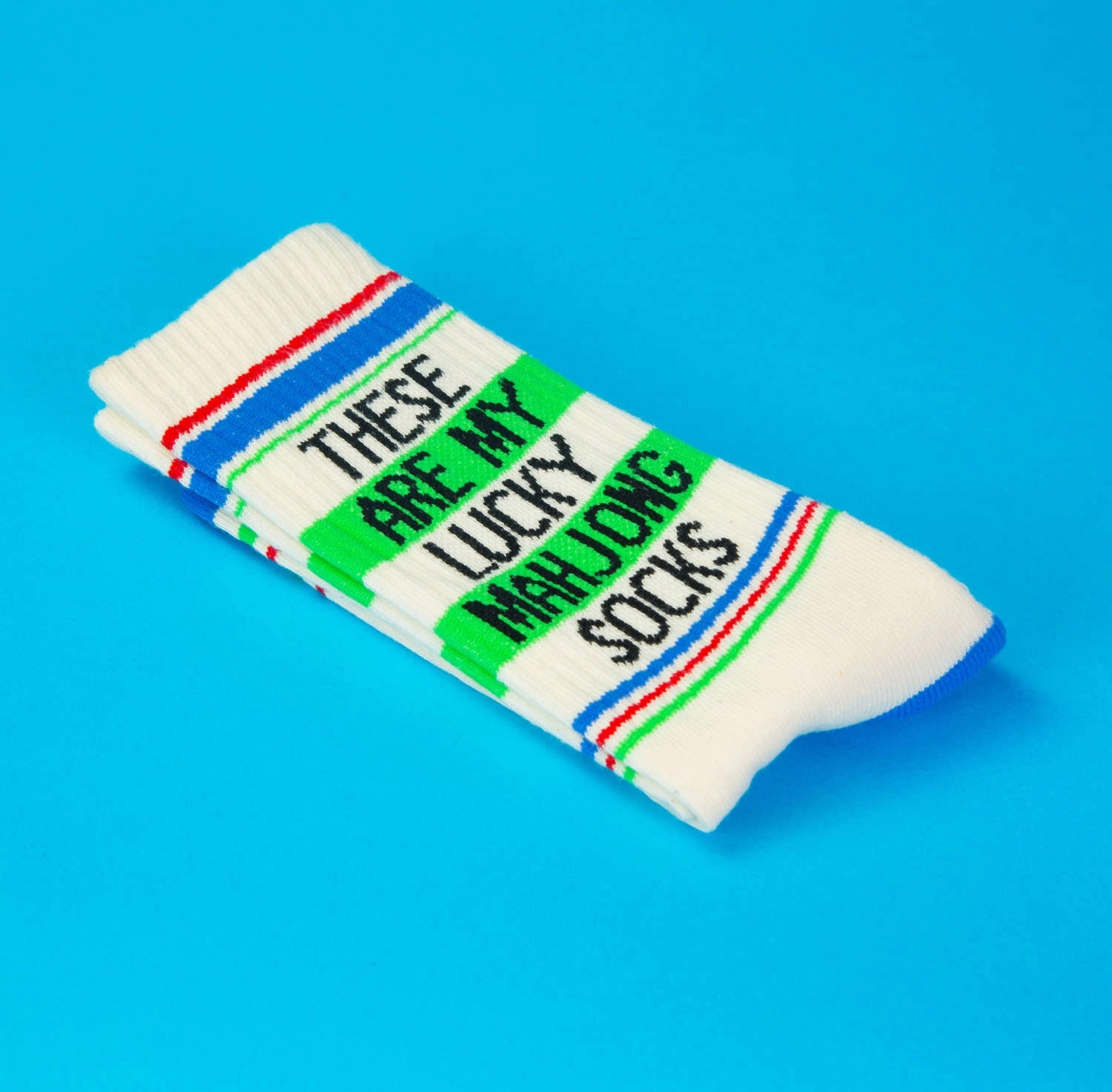 These Are My Lucky Mahjong Socks - Gym Crew Socks