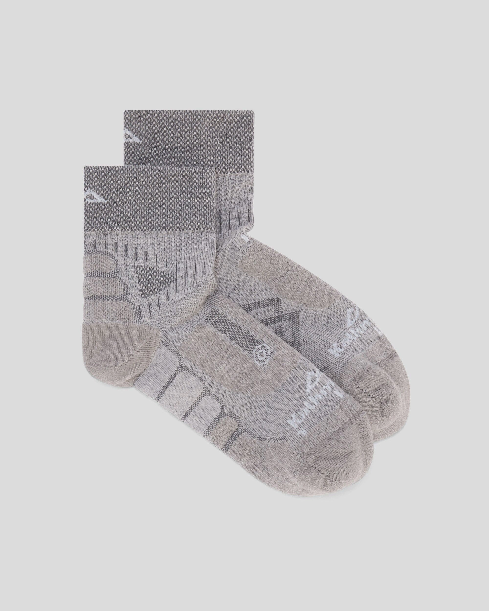 Ultralite Ergonomic Run Socks - Steel Grey